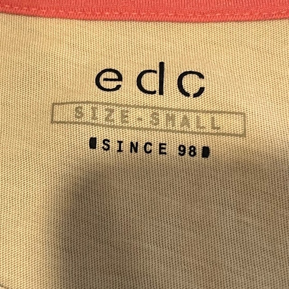 EDC by Esprit “Color Clash” Graphic Tee - Size Small - Picture 2 of 7